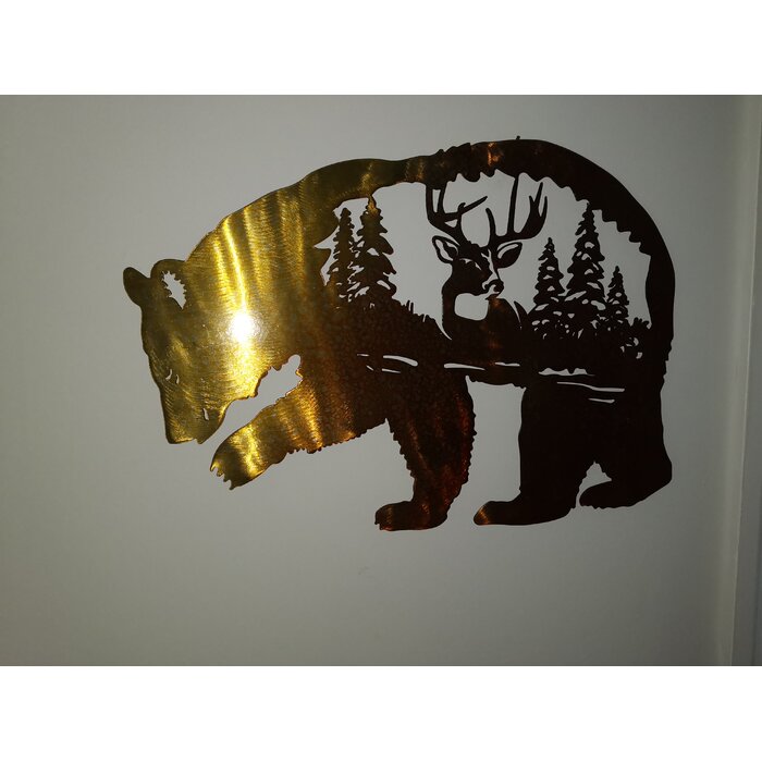 Union Rustic Metal Bear Wall Décor And Reviews Wayfair